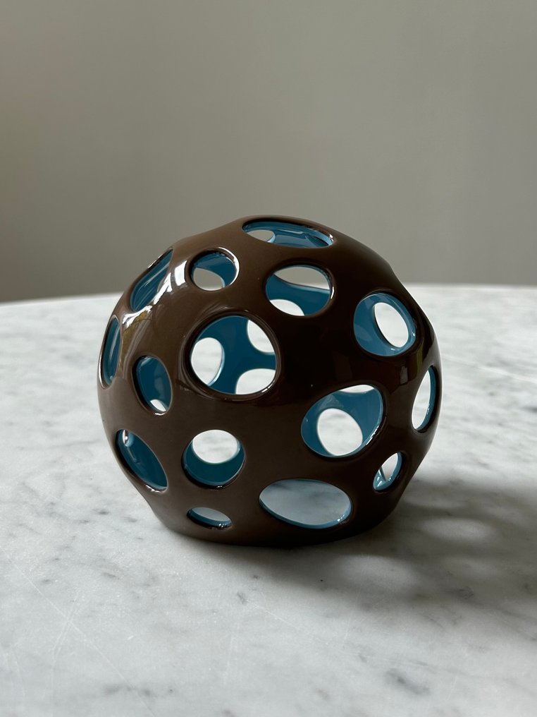 Alessi - Doriana & Massimiliano Fuksas - Porte-bougie pour chauffe-plat - "Baby" - 2011 - en emballage d'origine - Porcelaine #1.0