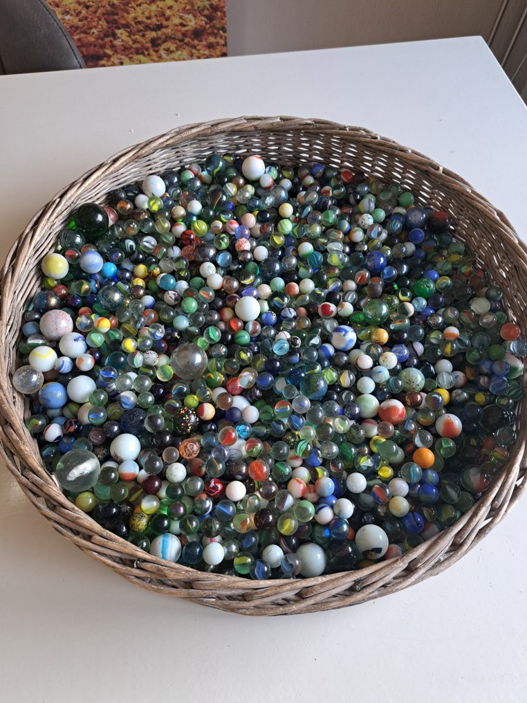 Marble  - Marbles 9.4 kg. Glazen Knikkers / marbles - 1970-1980 - Europe #1.0
