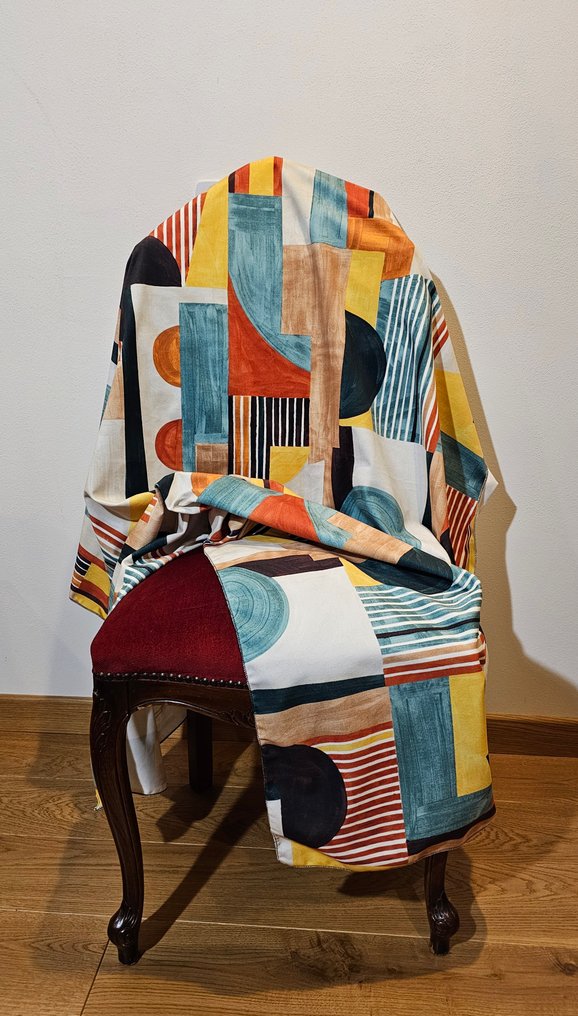 Arazzo i fløyel maling abstrakt effekt - 160x140cm - Klar til å henge opp! - Tekstil  - 160 cm - 140 cm #1.0