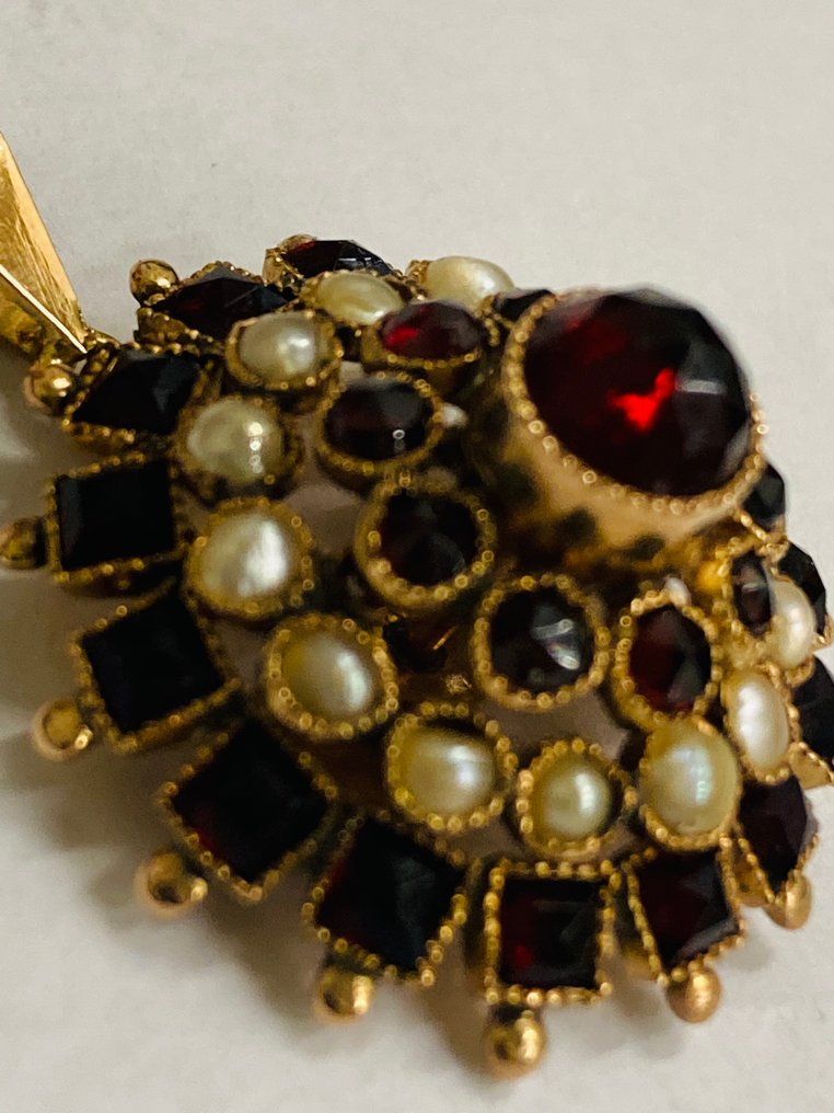 Pendentif - 14 carats Or jaune - Pendentif bohème #3.2