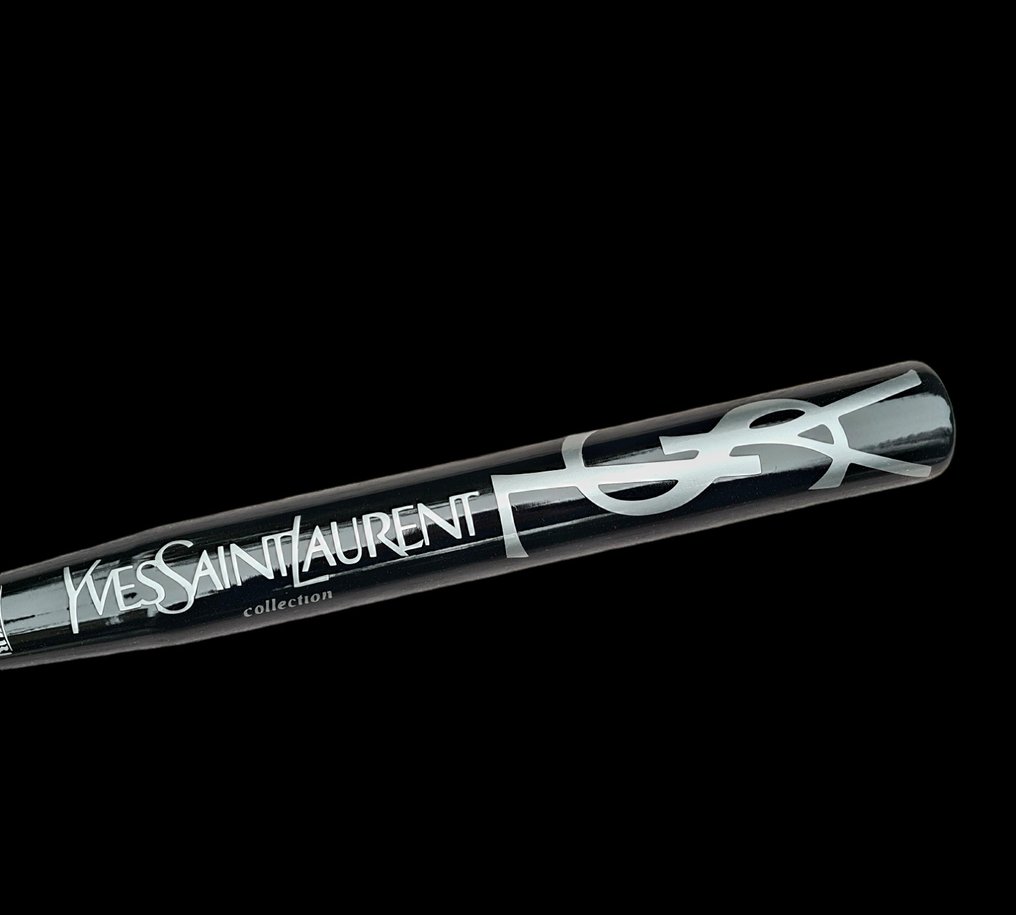 Moontje - YvesSaintLaurent Baseball Bat black silver edition. #2.1