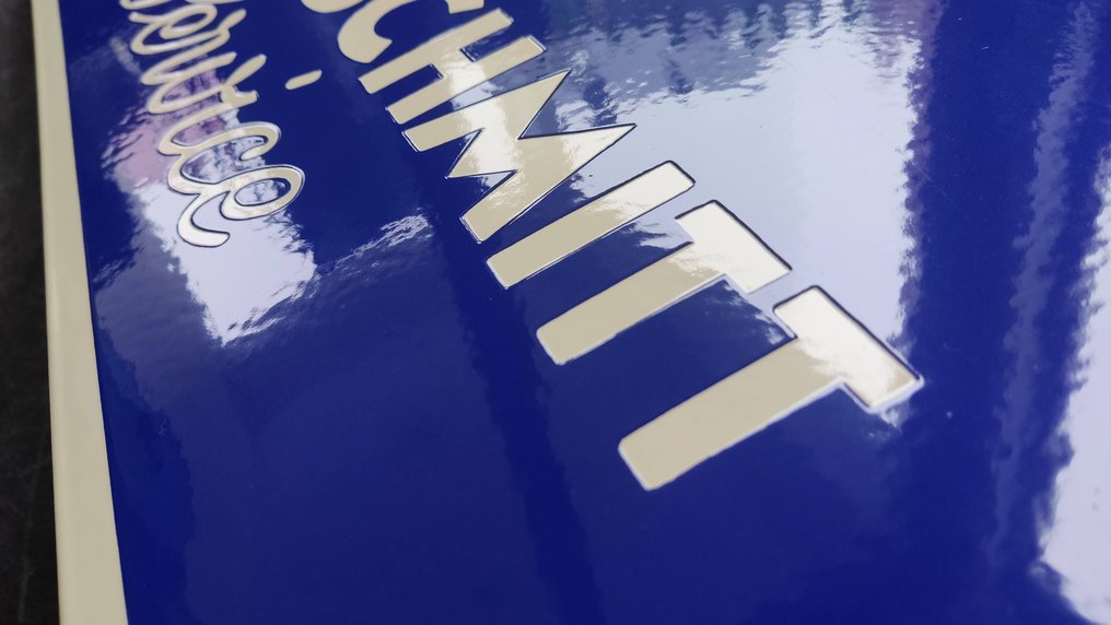 Messerschmitt - Service Messerschmitt enamel sign Emailschild Emaille Schild #4.3