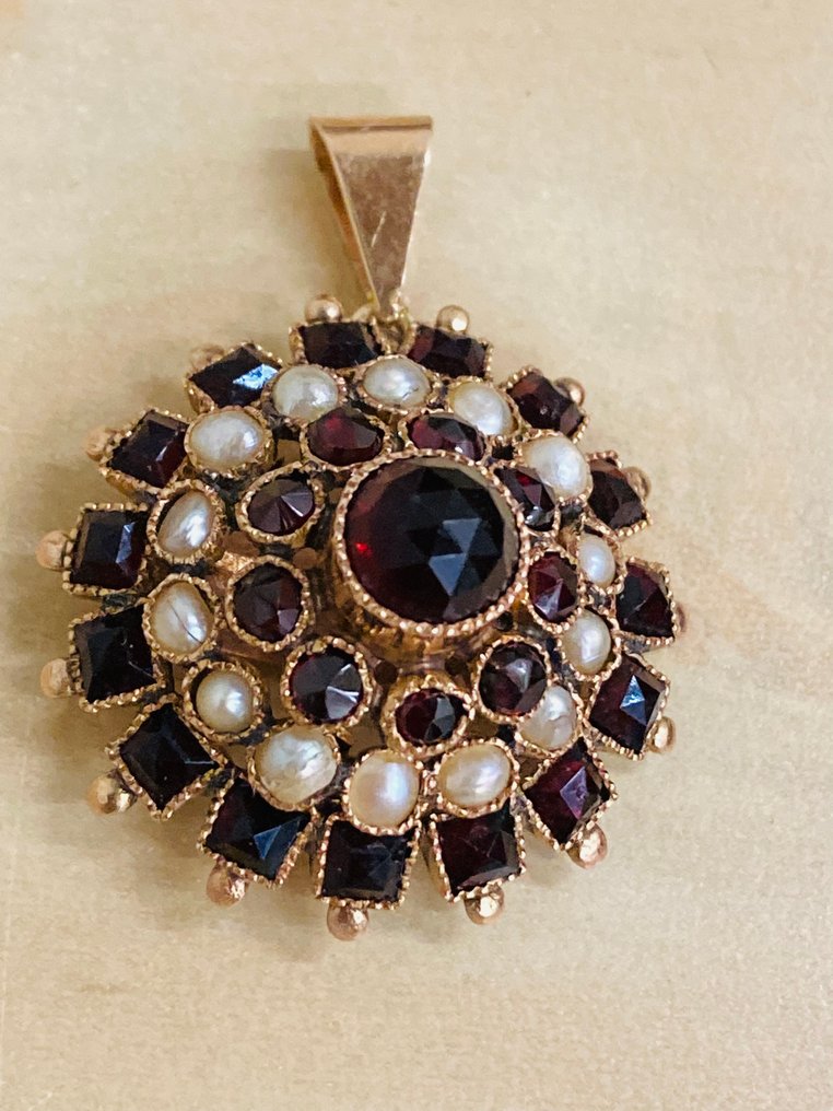 Pendentif - 14 carats Or jaune - Pendentif bohème #1.0