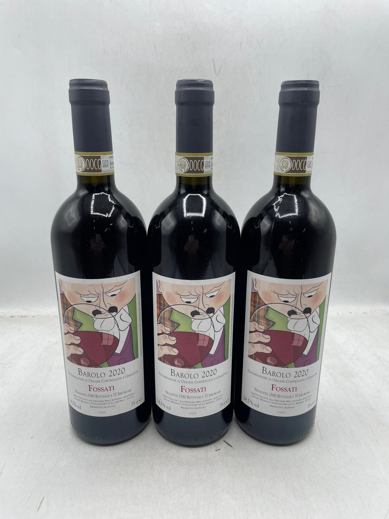 2020 Cesare Bussolo Fossati - 巴羅洛 - 3 瓶 (0.75L) #1.0