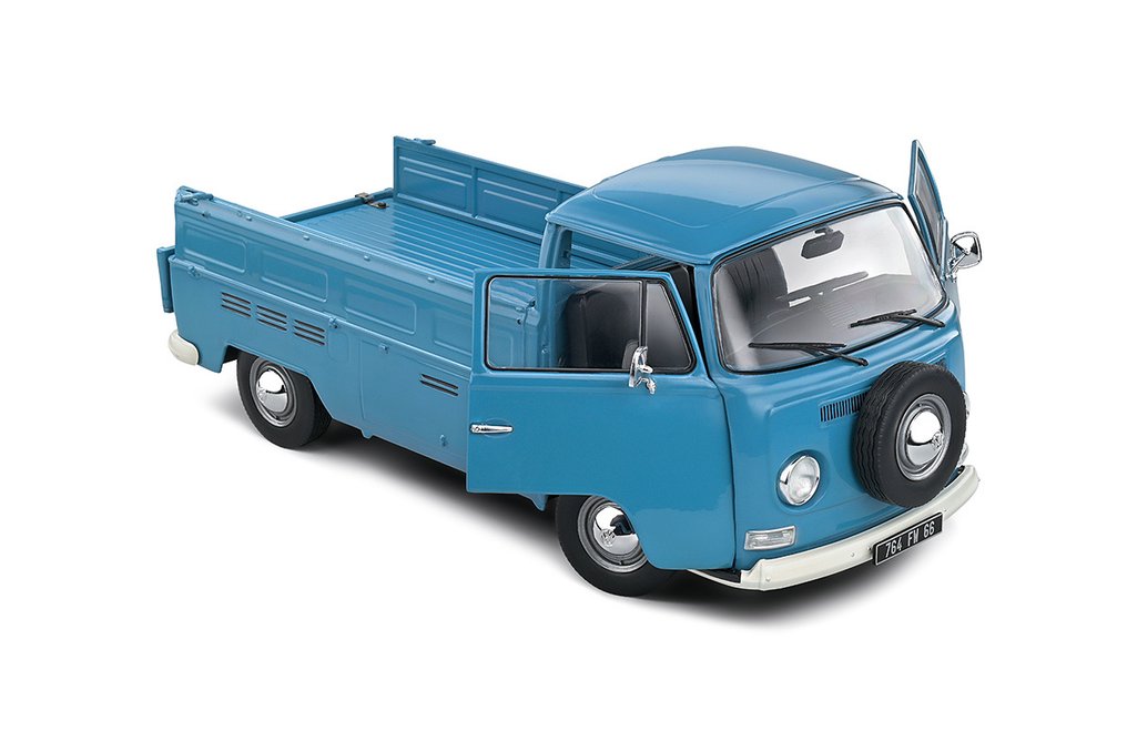 Solido 1:18 - Modellino di auto - Volkswagen T2 Pick Up 1968 - Modello pressofuso con aperture #1.0