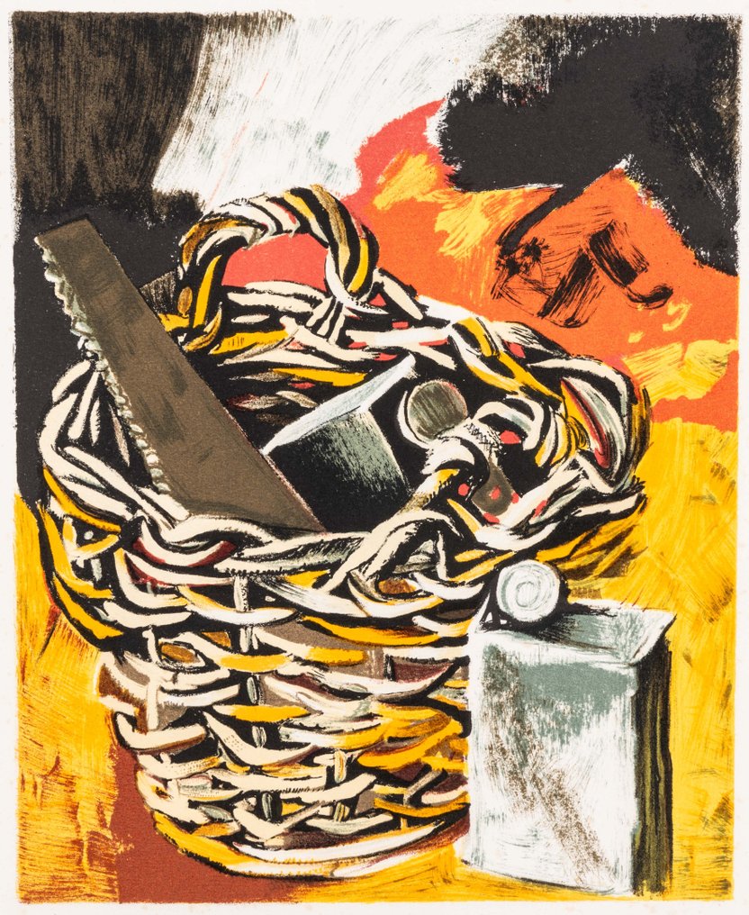 Renato Guttuso (1911-1987) - Cesta e sega #1.0