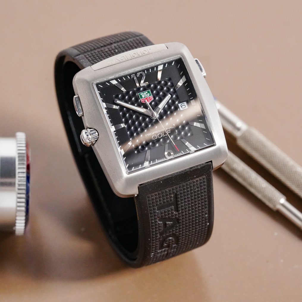 TAG Heuer Professional Tiger Woods Golf Watch WAE1111.FT6004 Hombre 2000 2010 Catawiki
