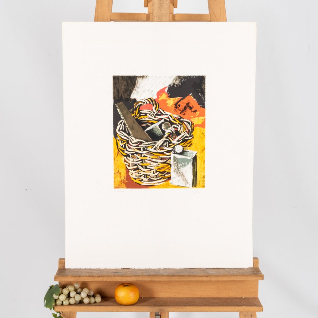 Renato Guttuso (1911-1987) - Cesta e sega #1.0