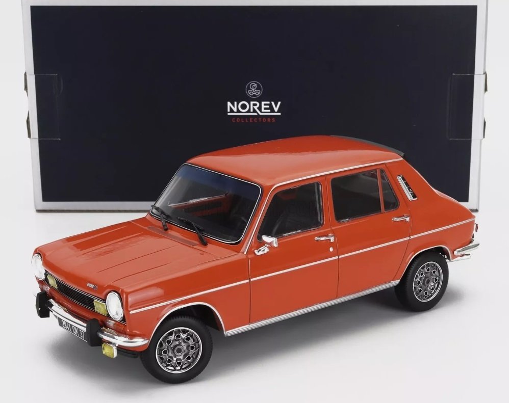Norev 1:18 - Machetă mașină - Simca 1100 TI - 1974 - Sumatra red #1.0