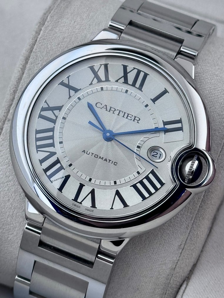 Cartier Ballon Bleu 42 mm Automatic 3001 Herren 2011 heute auktion Catawiki