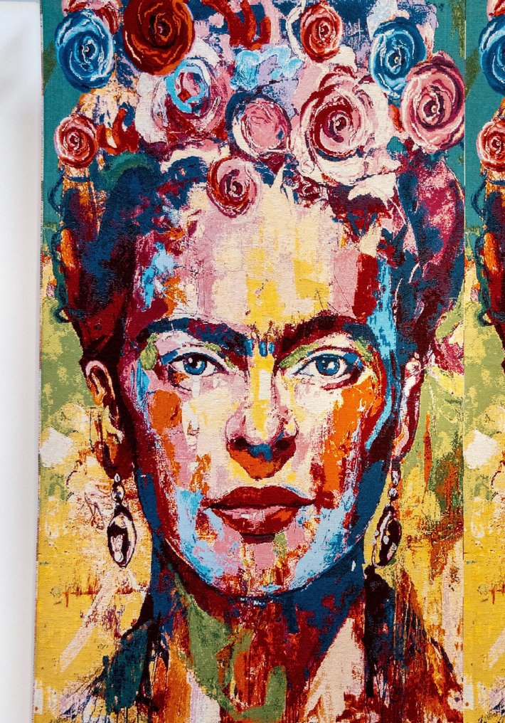 Portrait of Frida Kahlo - Tapestry - Tapestry - 125 cm - 70 cm #1.0