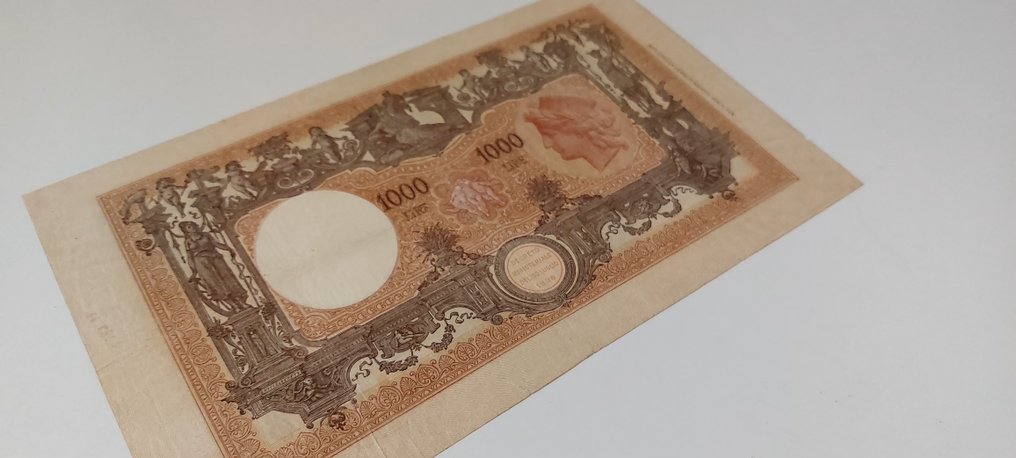 Italy. 1.000 Lire 1925 - Gigante BI 42J - R3 #3.2