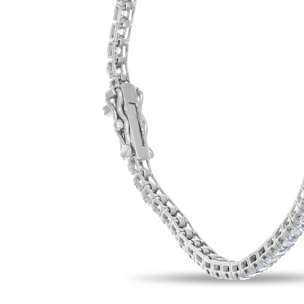 手镯 - 18K包金 白金 - 2.50ct. tw. 钻石 (天然) #2.1