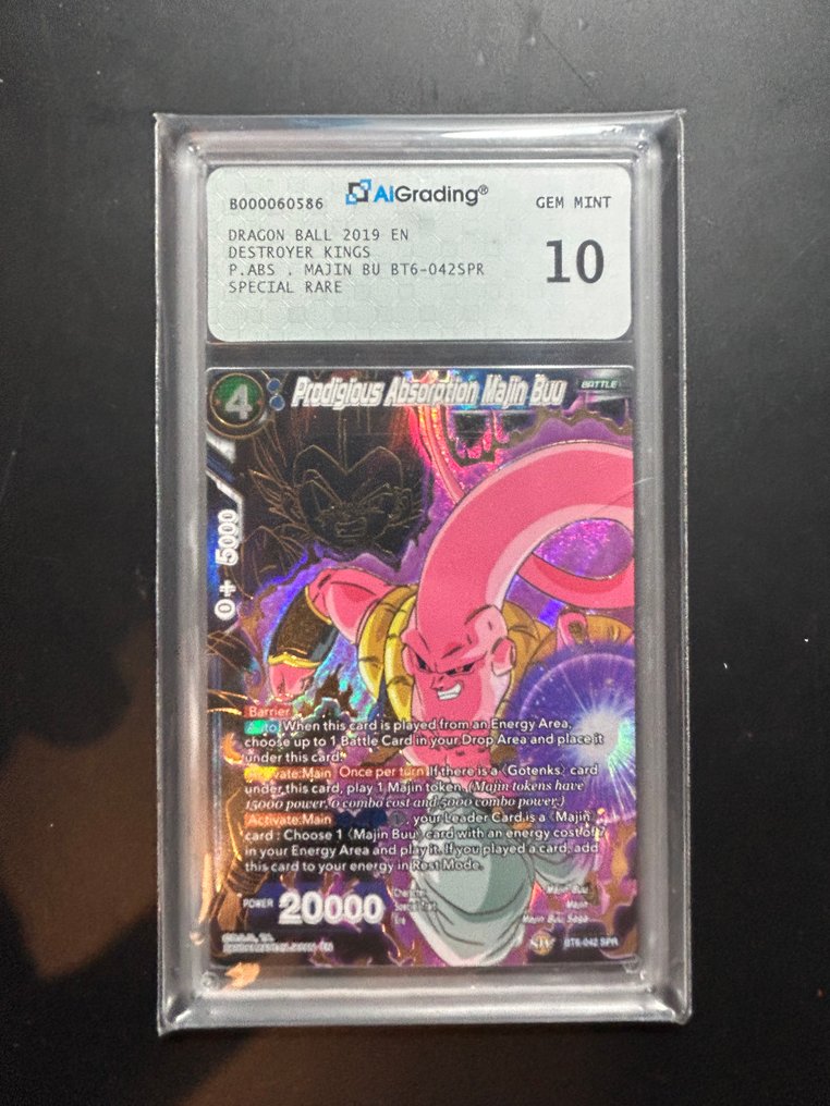 Bandai - 1 Graded card - Dragon Ball - Majin Buu BT6-042SPR Foil - AI grading 10 #2.1