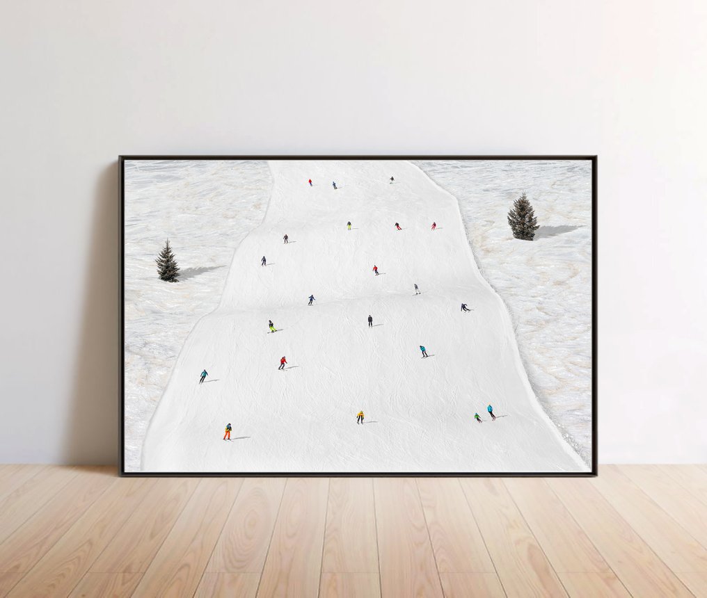 Rosario Civello - Two Firs and Twenty-one Skiers #4.3