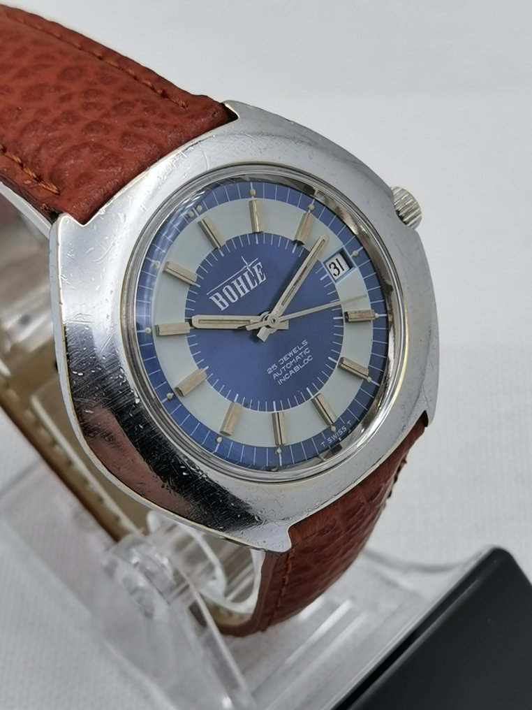 Bohle Ufo Case Automatic Watch TSwissT Ultra Rare No Reserve Price Men 1970 1979 auction online Catawiki