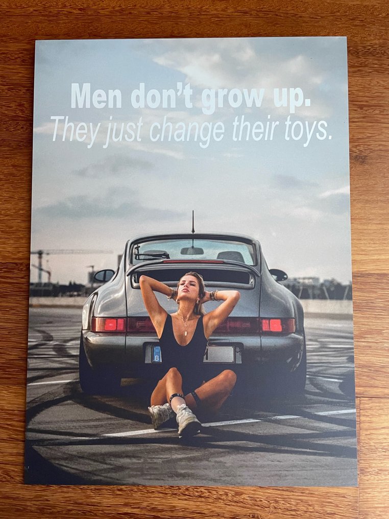 铝广告海报 - Porsche - NO ENVIO A CANARIAS #1.0