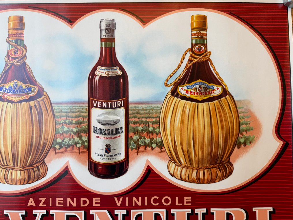 Anonymous - Poster Pubblicitario Vini Venturi Lecce (AFTER) #NORP-FREESH #2.1