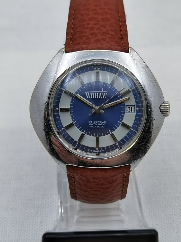 Bohle Ufo Case Automatic Watch TSwissT Ultra Rare No Reserve Price Men 1970 1979 auction online Catawiki