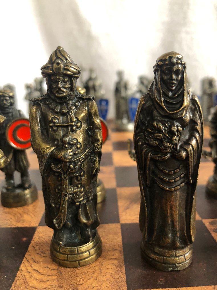 Σετ σκακιού - "La Reconquista" - πιονς από σύνθετο ξύλο, μπρούντζο και κράματα #1.0
