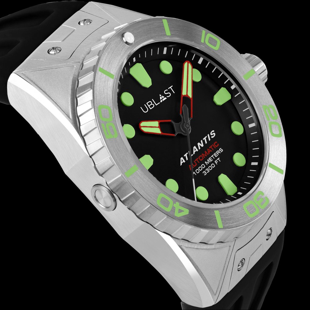 Ublast - Atlantis Professional Diver 100 ATM - Ltd Edition - REF.UBATL42BKGN - Herren - 2025 #2.1