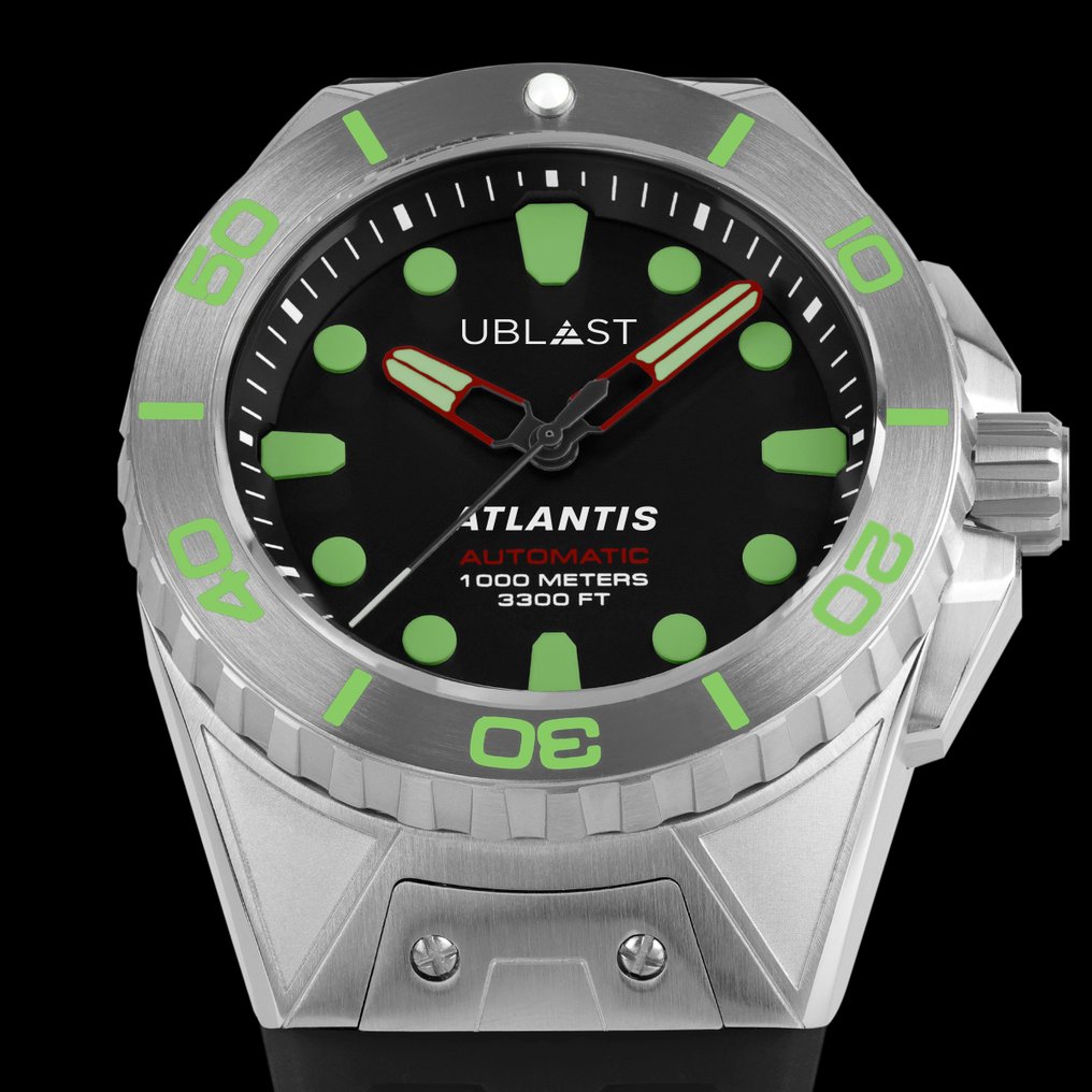 Ublast - Atlantis Professional Diver 100 ATM - Ltd Edition - REF.UBATL42BKGN - Herren - 2025 #3.2