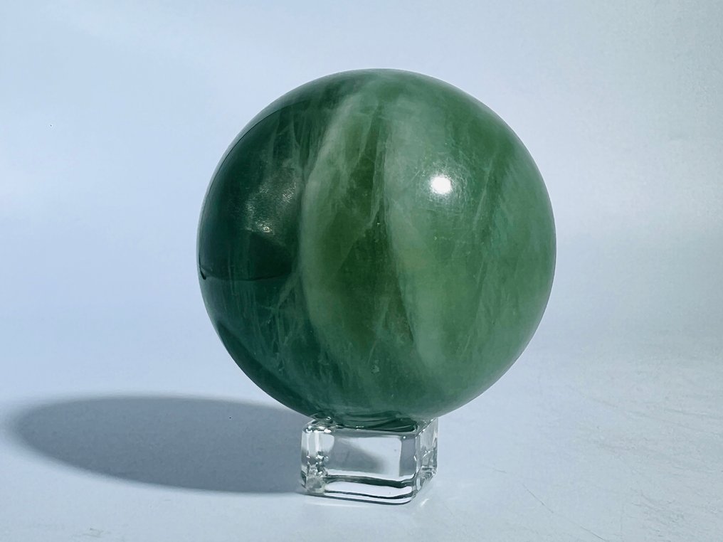 海蓝宝球——具有浓烈蓝绿色色调的稀有宝石 天然石 - 直径55毫米 - 1170克拉- 234 g - (1) #1.0