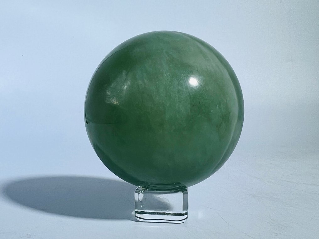 海蓝宝球——具有浓烈蓝绿色色调的稀有宝石 天然石 - 直径55毫米 - 1170克拉- 234 g - (1) #2.1