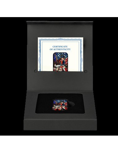 Stati Uniti. Silver bar 2024 Independence Day, 2 Oz (.999) #3.2