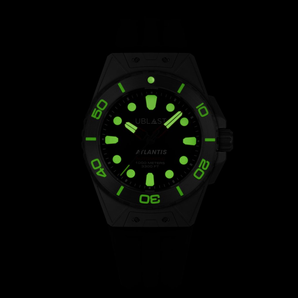 Ublast - Atlantis Professional Diver 100 ATM - Ltd Edition - REF.UBATL42BKGN - Herren - 2025 #4.3