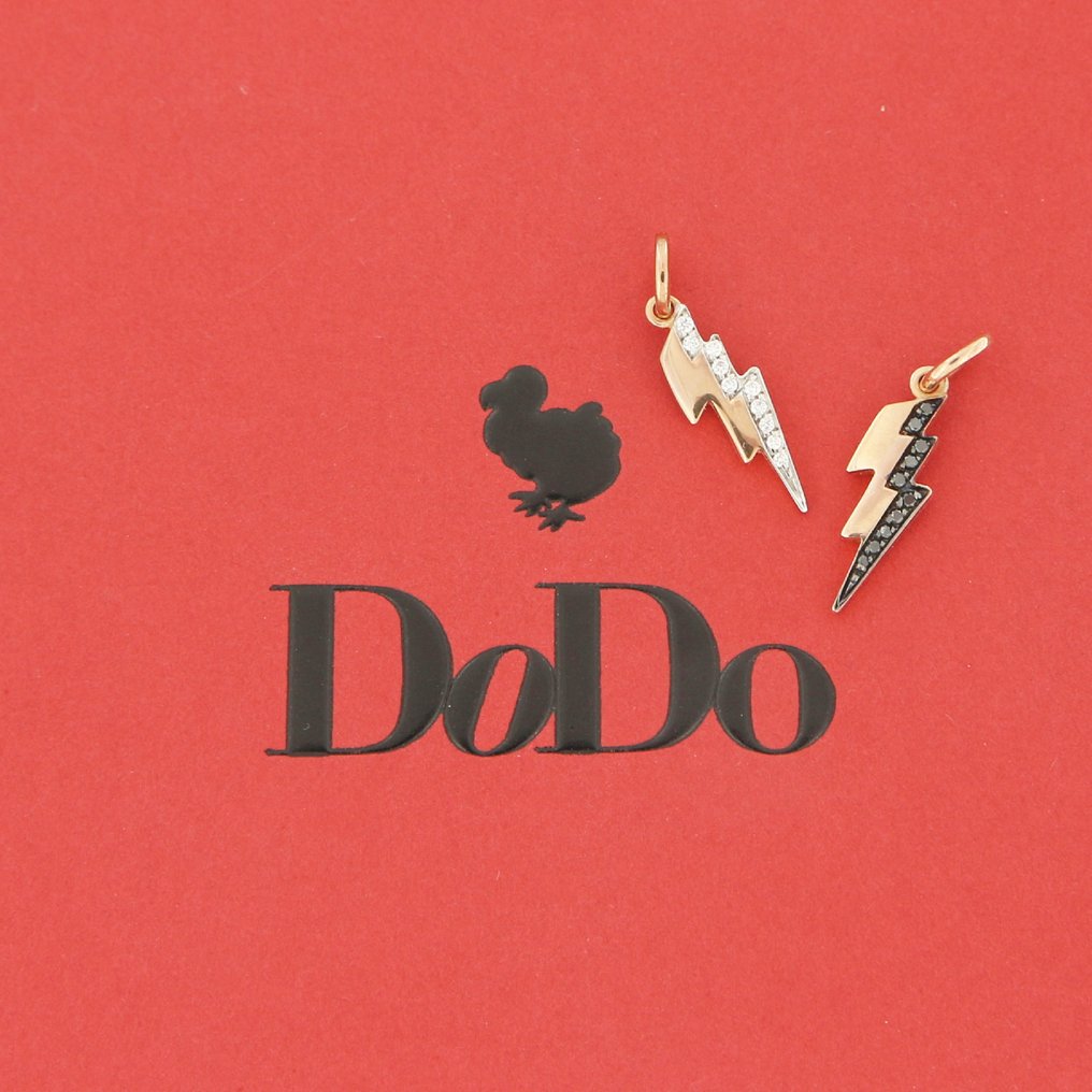 没有保留价 - Pomellato - 吊坠 - Dodo - 9 kt. 玫瑰金 钻石 (天然)  - 钻石 #1.0