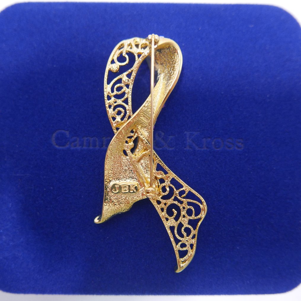 Camrose & Kross - 鍍金 - 胸針 - 杰奎琳·B·肯尼迪 #4.3
