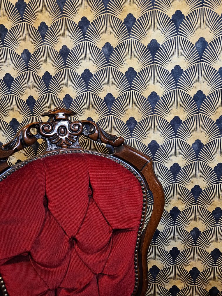 No RESERVE PRICE! Prestigious luxury fabric in Art Deco - 280x200cm - Luxury selection design - Textile  - 280 cm - 200 cm #3.2