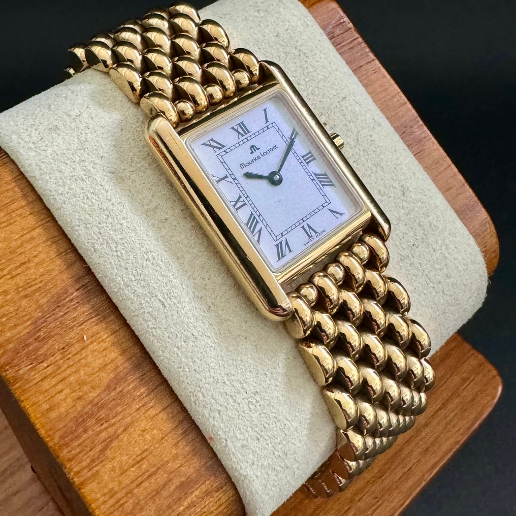 Maurice Lacroix Pontos Gold Electroplated G10 No Reserve Price 32538 Women 1990 1999 auction online Catawiki