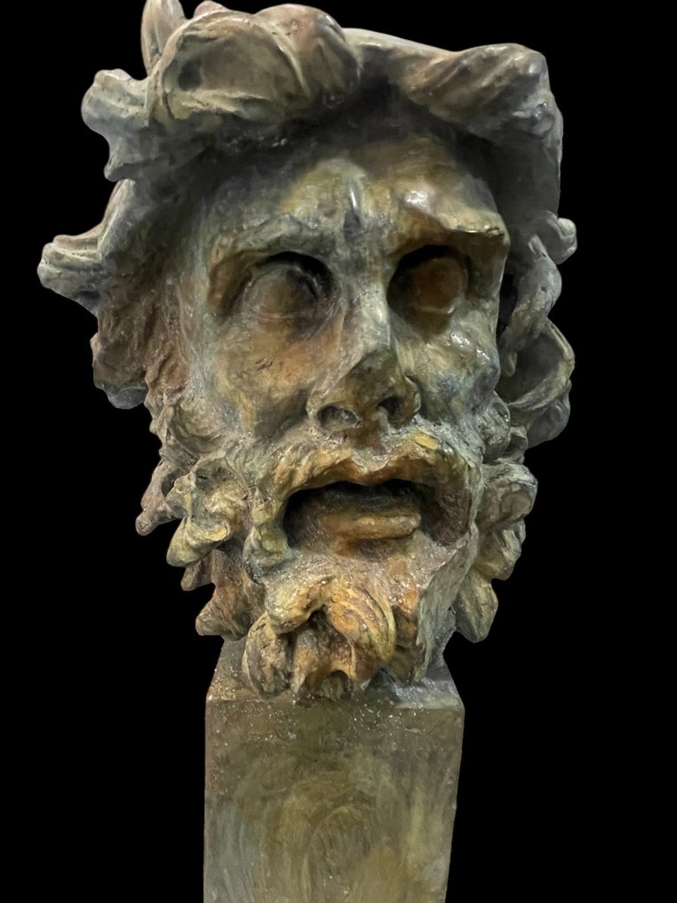 Escultura, Testa di Ulisse - 59 cm - Gesso #1.0