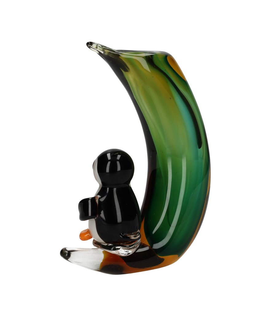 Βάζο  - Γυαλί - Vaas με πιγκουίνο. #4.3