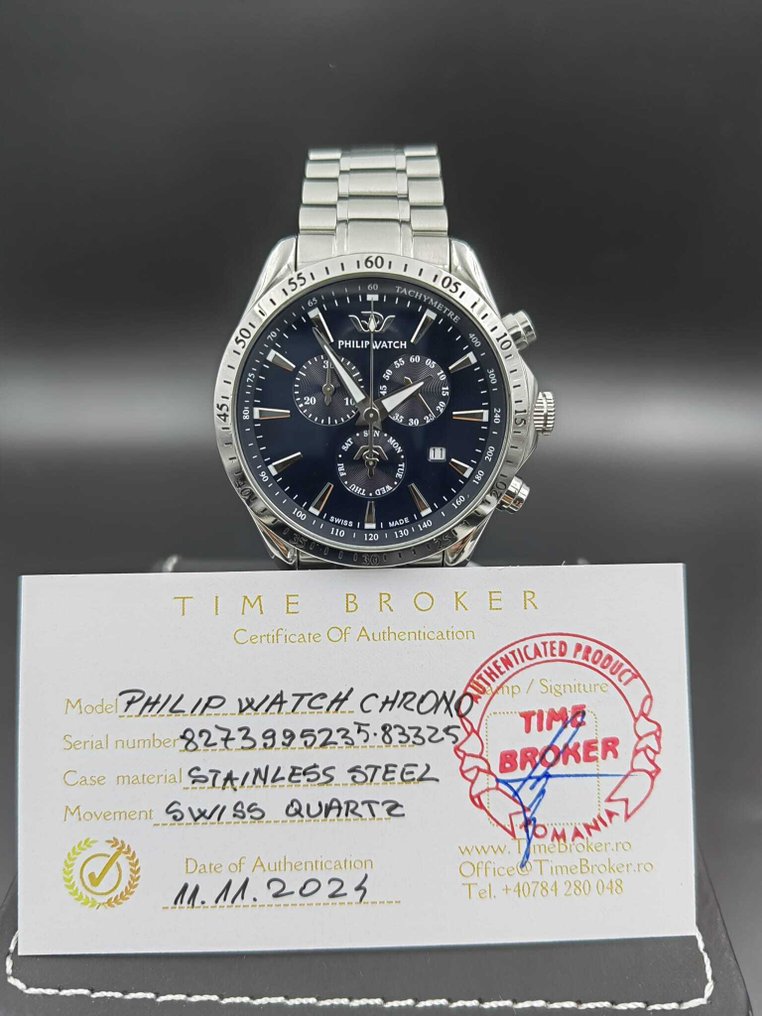 Philip Watch Chrono LO 708 No Reserve Price Men 2011 present auction online Catawiki