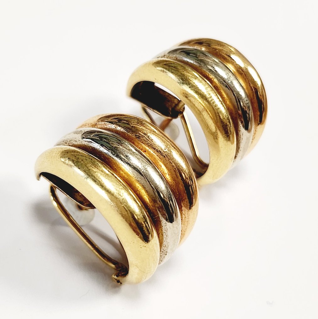 Øredobber - 18 karat Gull, Hvitt gull, Rosegull #1.0