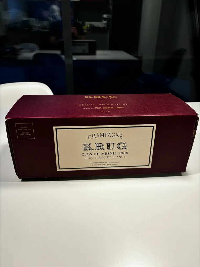 2008 Krug, Clos du Mesnil - Champagne Blanc de Blancs - 1 Bottle (0.75L) #1.0