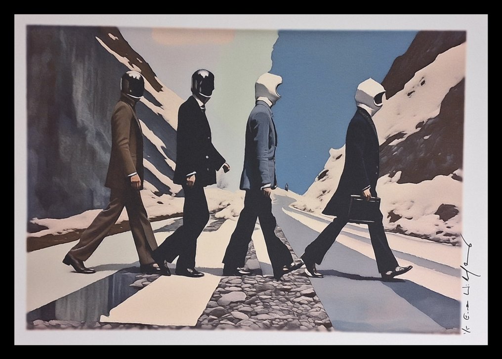 Beatles "Abbey Road" - edition "Surreal Harmonies" by Emma Wildfang - Large size #1.0