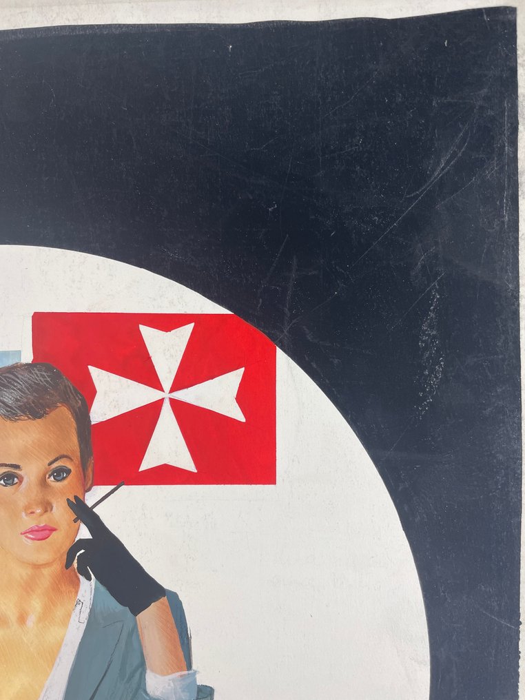 Jacono, Carlo - 1 Original cover - Segretissimo #826 - Voir Malte et Mourir - 1979 #3.2