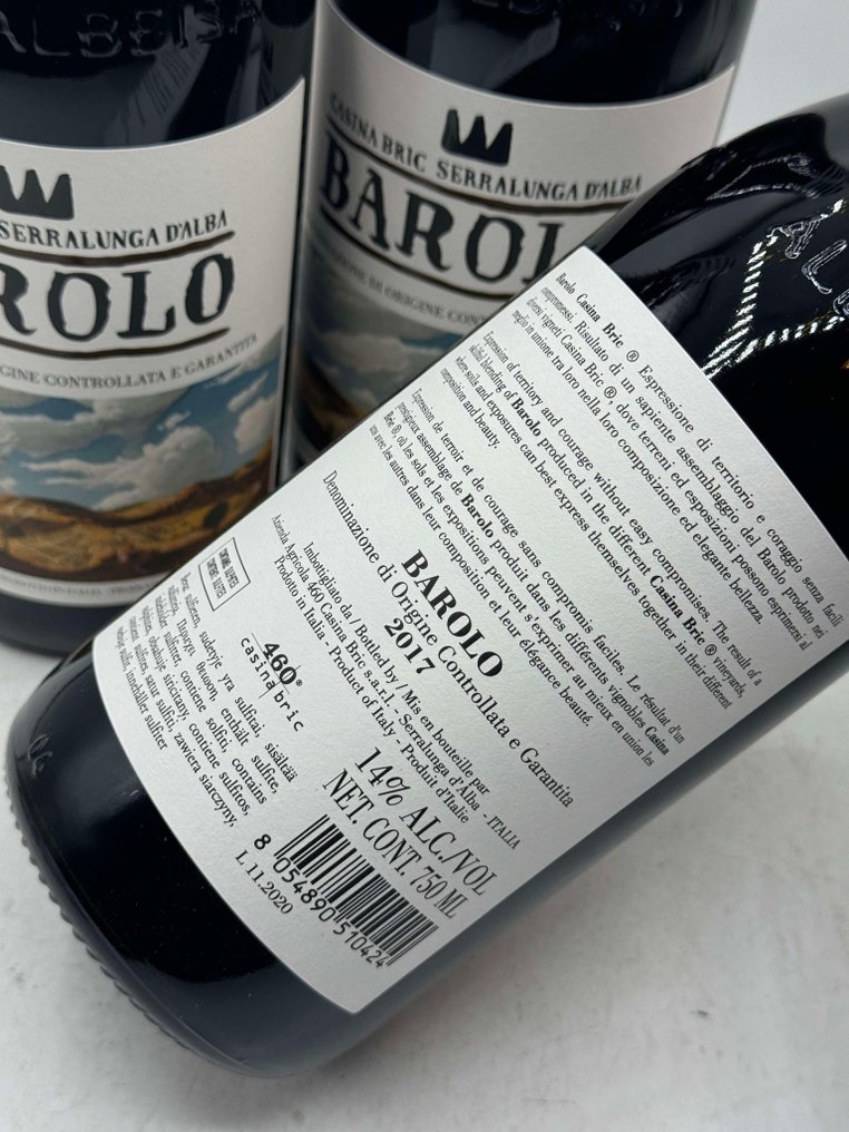 2017 Casina Bric, Serralunga D'Alba - Barolo - 4 Flaskor (0,75L) #2.1