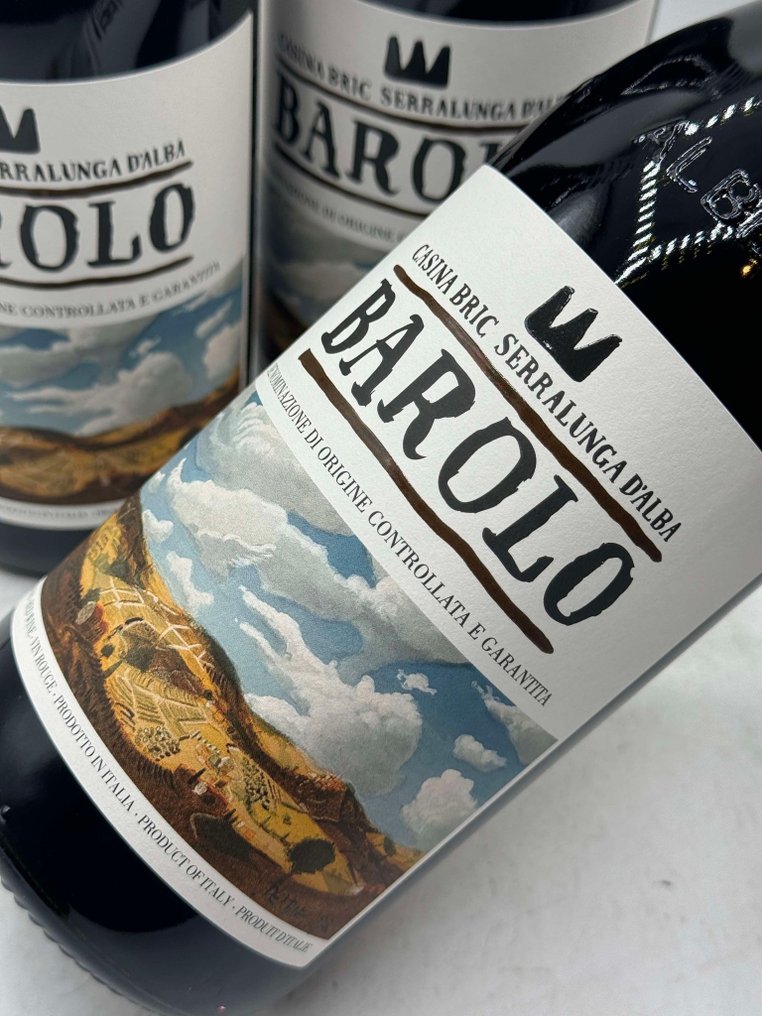 2017 Casina Bric, Serralunga D'Alba - Barolo - 4 Flaskor (0,75L) #1.0