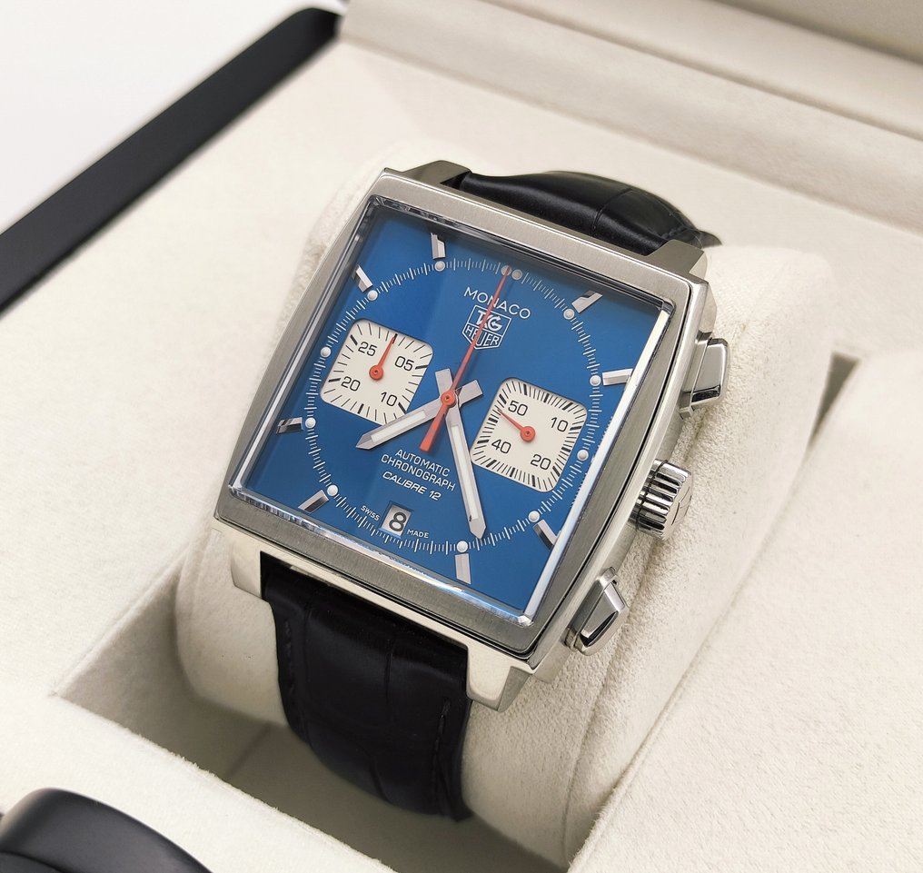 Tag heuer monaco steve mcqueen calibre 12 store