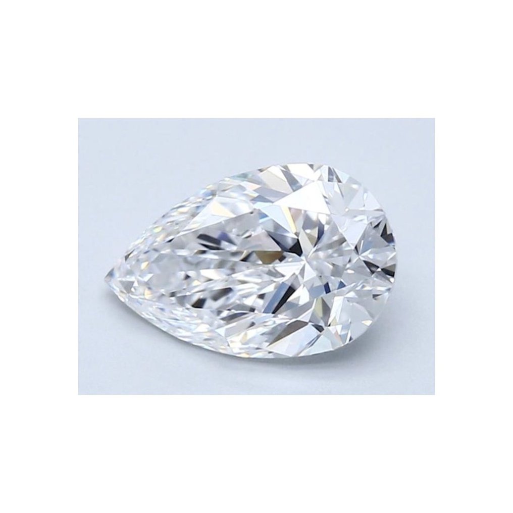 1 pcs Diamond (Natural) - 6.13 ct - Pear - E - VVS1 - International Gemological Institute (IGI) - Top Diamond #4.3