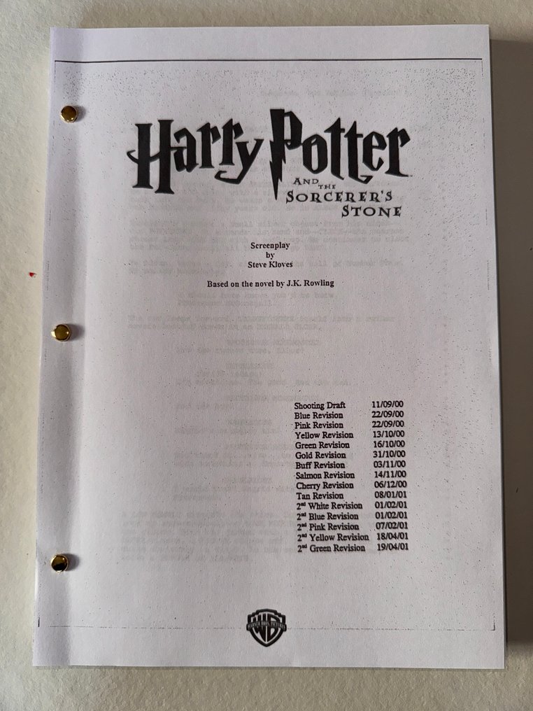 Harry Potter and The Sorcerer's Stone (2001) - Daniel Radcliffe, Emma Watson, Rupert Grint, Alan Rickman, Tom Felton, Robbie Coltrane - Warner Bros. #1.0