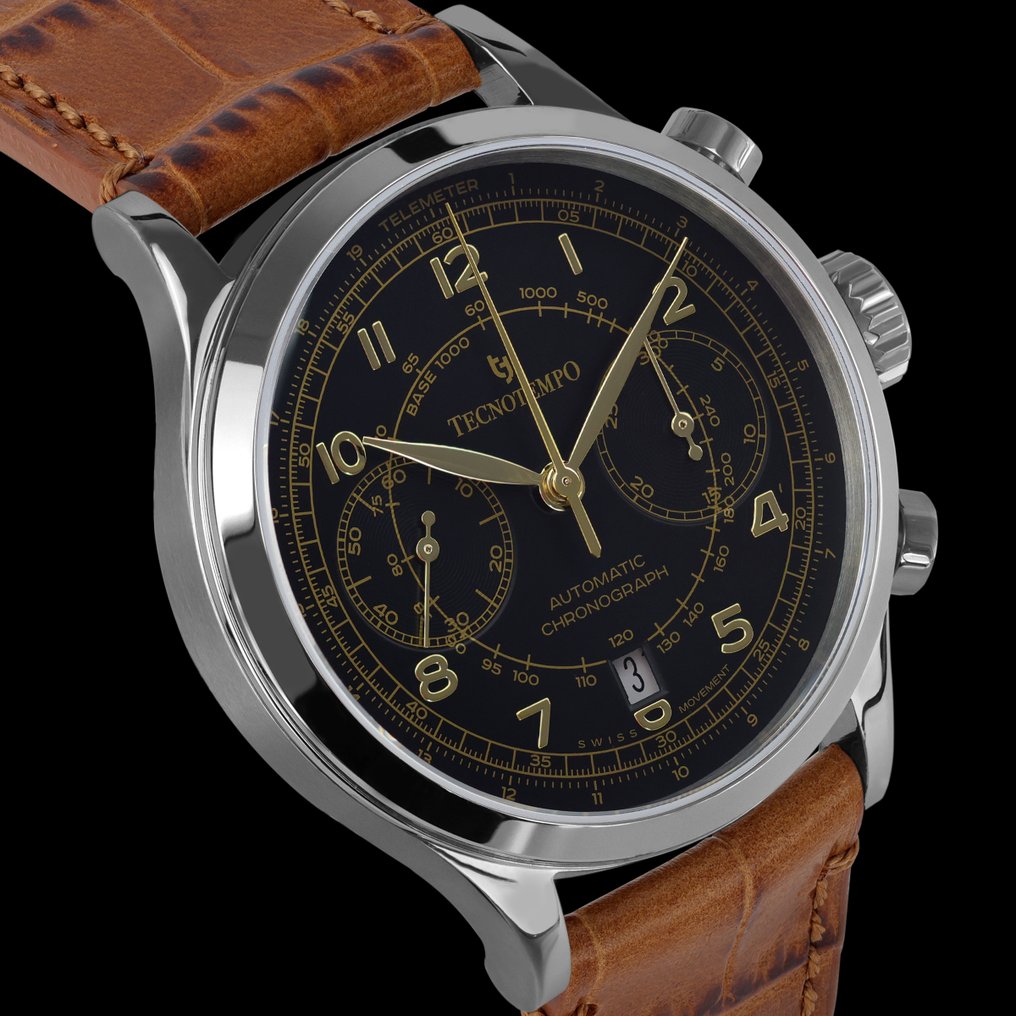 Tecnotempo - Automatic Chronograph - "TelemetriX" - Swiss Movt - Limited Edition - Ingen reservasjonspris - TT.TL.BGL - Herre - 2020+ #2.1
