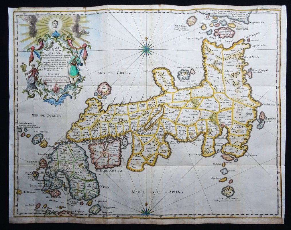 Ιαπωνία - Οσάκα; P.F.X. De Charlevoix / Dheulland - Carte de l'empire du Japon, dressée sur les auteurs japonois, .... - 1721-1750 #1.0