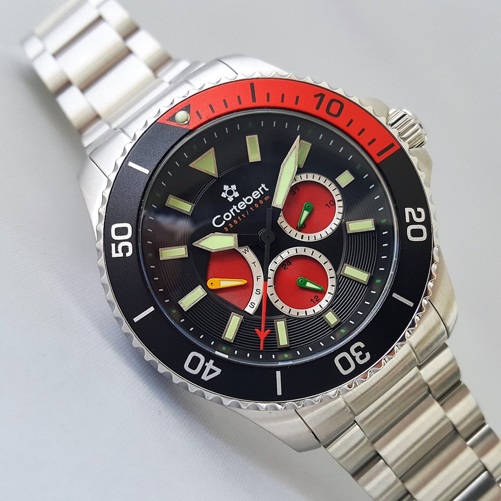 Cortebert Meca quartz Sweeping Multifunction Seiko Ohne Mindestpreis Herren Neu auktion Catawiki