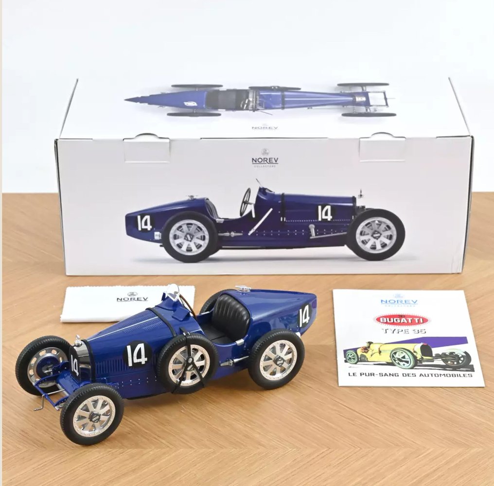 Norev 1:12 - Model car - Bugatti T35 1925 - 1925 LIMITED edition 300 pcs #1.0